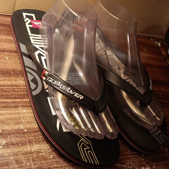 Mens Quiksilver sandals flip flops sz 10 11 - Picture 2 of 4